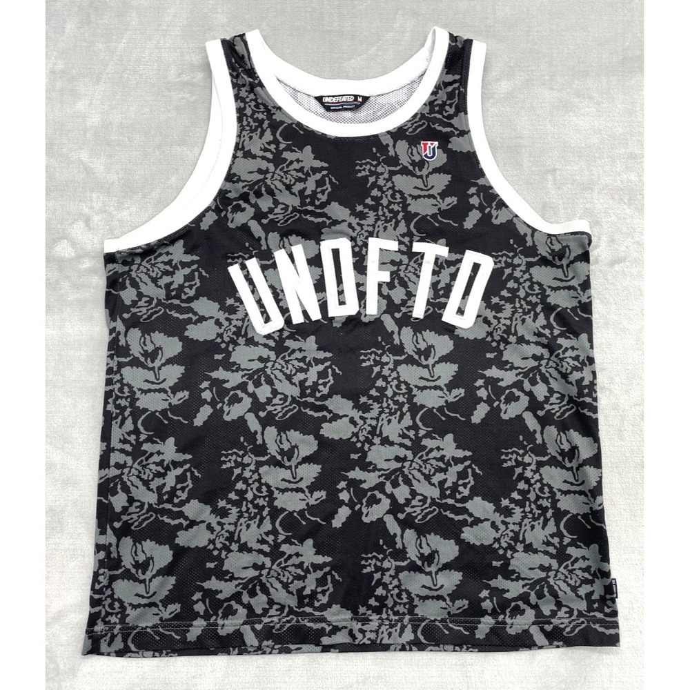 Undefeated UNDFTD Basketball Jersey Men's M Black Gray Camo #5 Streetwear